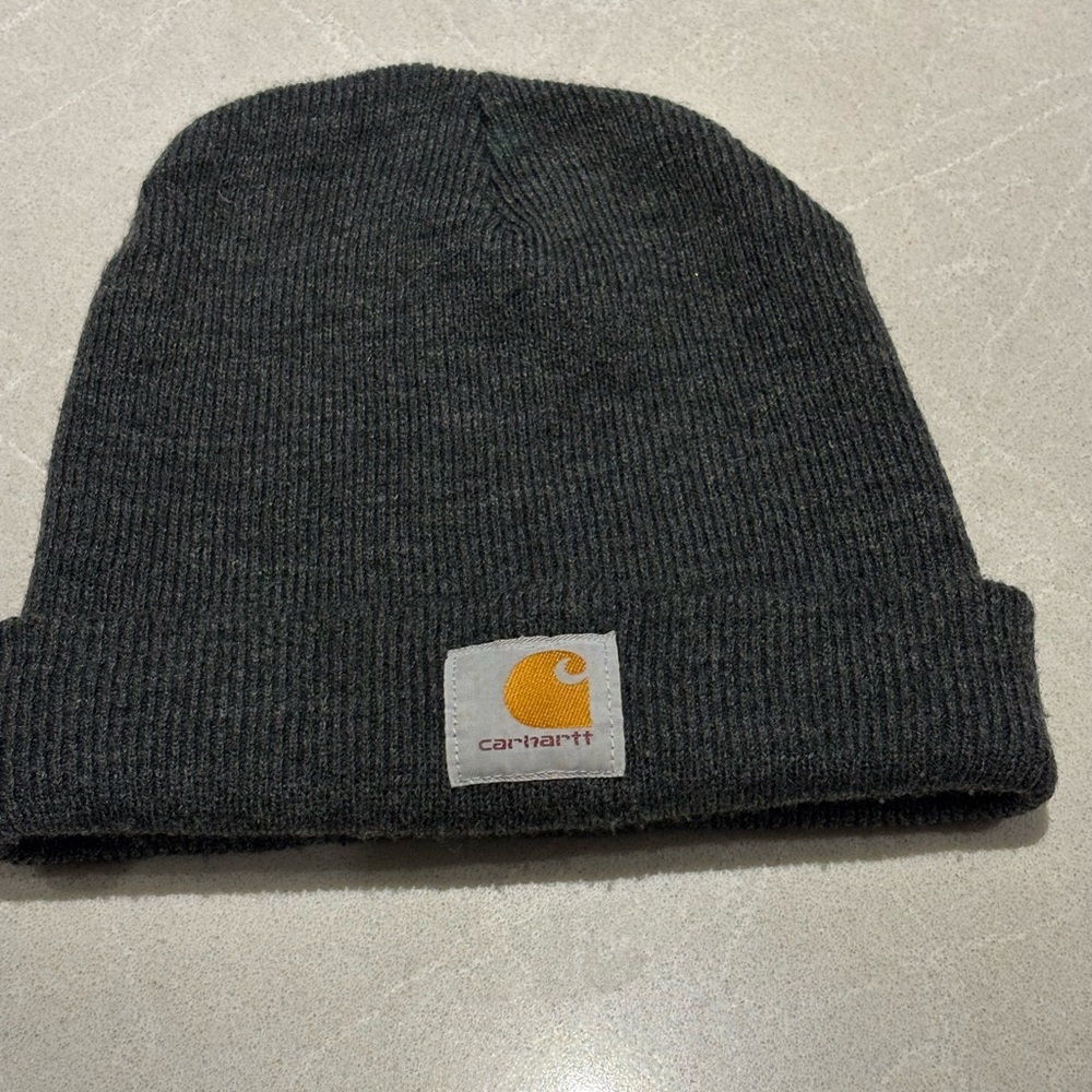 Carhartt Charcoal Knit Beanie Winter Hat